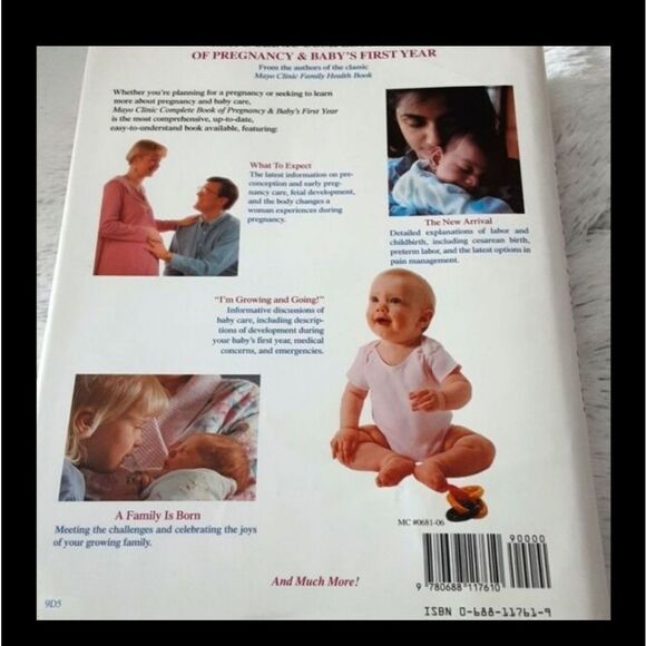 MAYO CLINIC COMPLETE‎ BOOK of Pregnancy & Baby's First Year 750 Pages - Picture 11 of 13